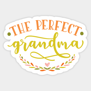 The Perfect Grandma Gift Sticker